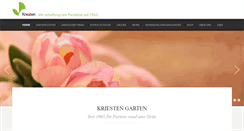 Desktop Screenshot of kriestengarten.de
