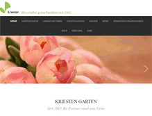 Tablet Screenshot of kriestengarten.de